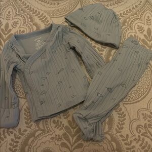 Light Blue Baby Matching Set
